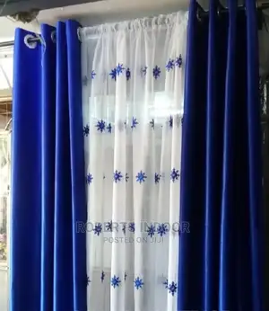 Elegant Blue Curtains