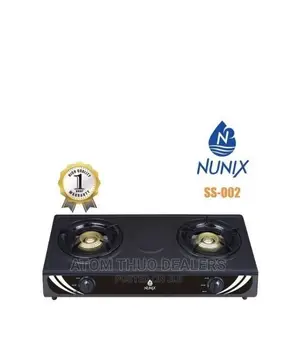 Nunix 2 Burners Table Top Gas Cooker / Stove Stainless Steel