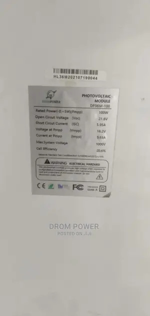 Solar Panel Drom 100w Mono