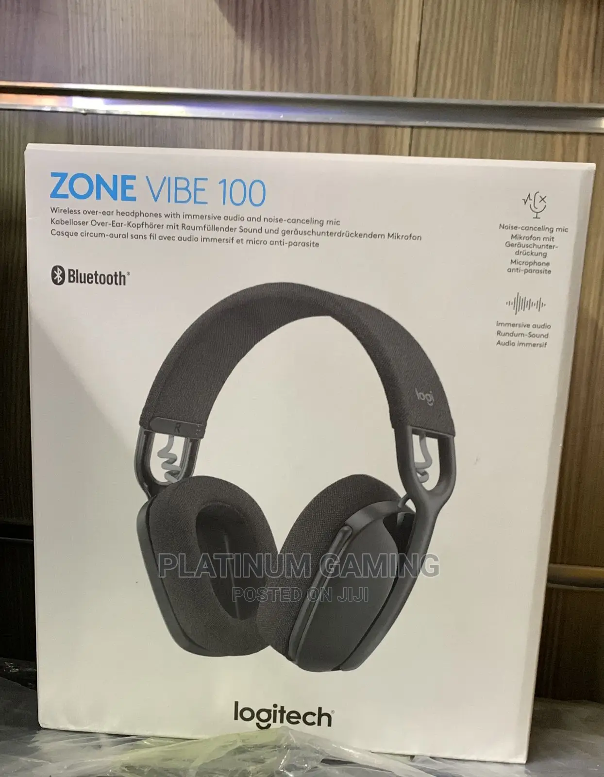 Logitech Zone Vibe 100 Lightweight Wireless Headphones