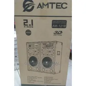 Amtec Am-1218 12" Pair Powered Speaker