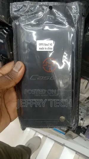 Oppo Reno 7 4G Cover - Black - Business Flip Series