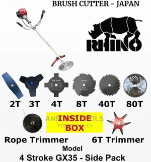Rhino Brush Cutter 8 in 1, 4 Stroke