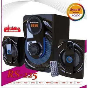 Royal Sound 2.1 CH Subwoofer Sound System BT/USB/SD/Radio