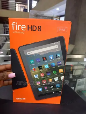 New Amazon Fire HD 8 64 GB Black