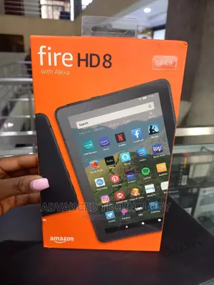 New Amazon Fire HD 8 64 GB Black