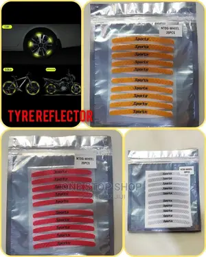 Different Colors Reflective Tyre Stickers