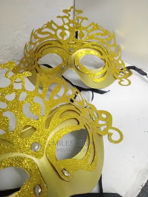Gold Masquerade Masks