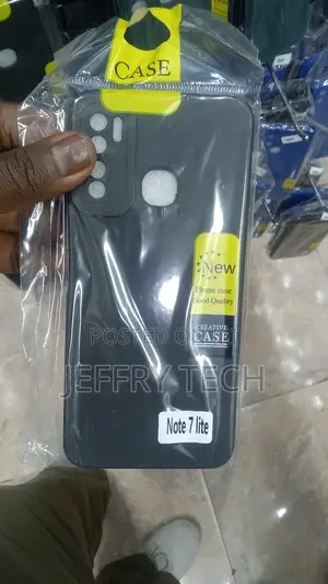Silicone Case for Infinix Note 7 Lite / Infinix Hot 9 - Blac