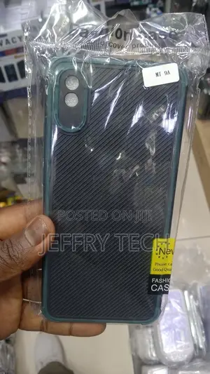 Redmi 9A Carbon Fiber Cover Phone Case Bumper Case Full Prot