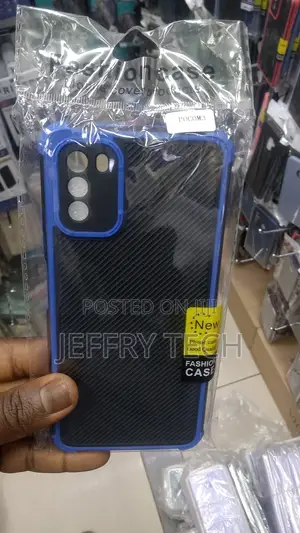 Shockproof Carbon Fiber Cover for Xiaomi Poco M3 Case Xiaomi
