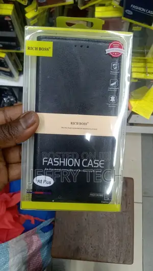 Flip Back Cover Case for Samsung Galaxy A8 Plus
