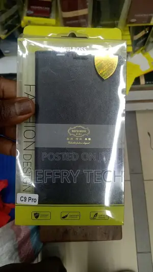 Samsung Galaxy C9 Pro Rich Boss Leather Wallet Flip Cover Ba