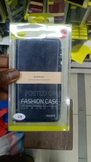Rich Boss Leather Flip Cover Wallet Cover Case for Tecno C5
