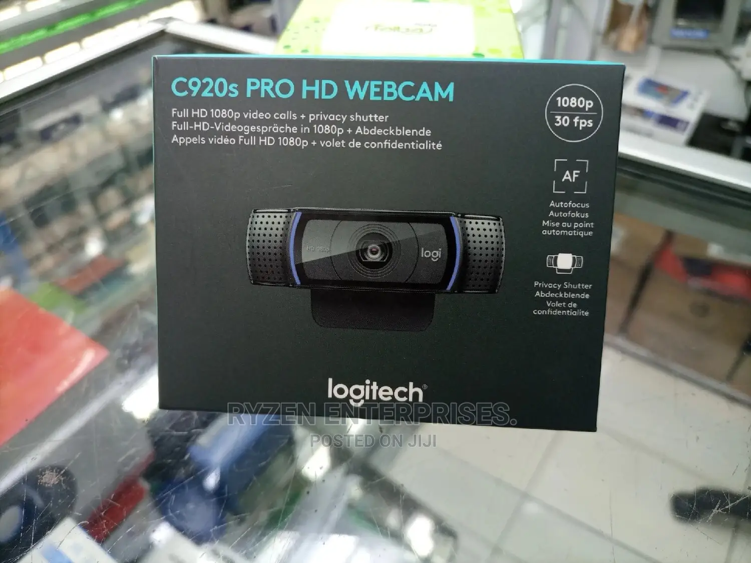 Logitech C920s Pro Webcam.