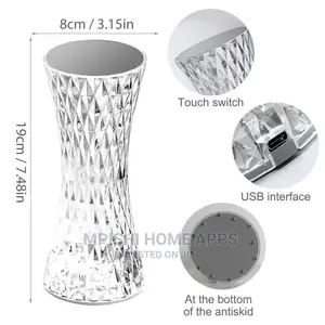 LED Crystal Table Lamp