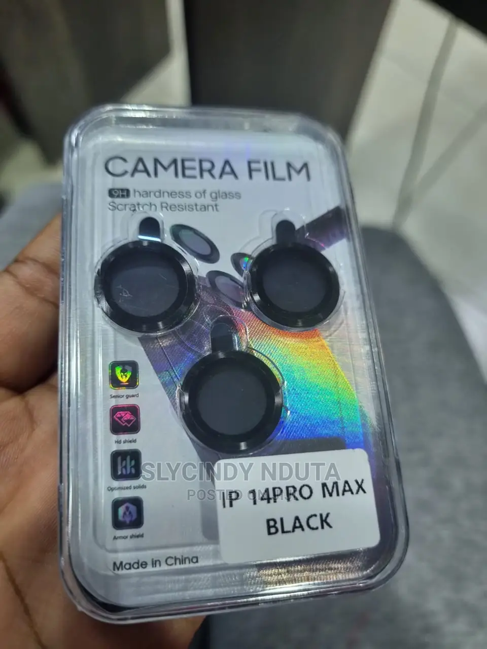 Camera Film for iPhone 14 Pro Max Black