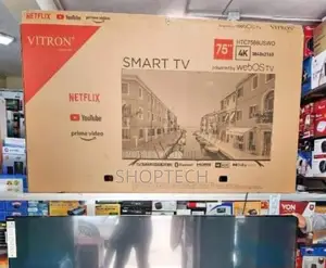 Vitron 75" UHD 2023 Android Tv With Magic Remote