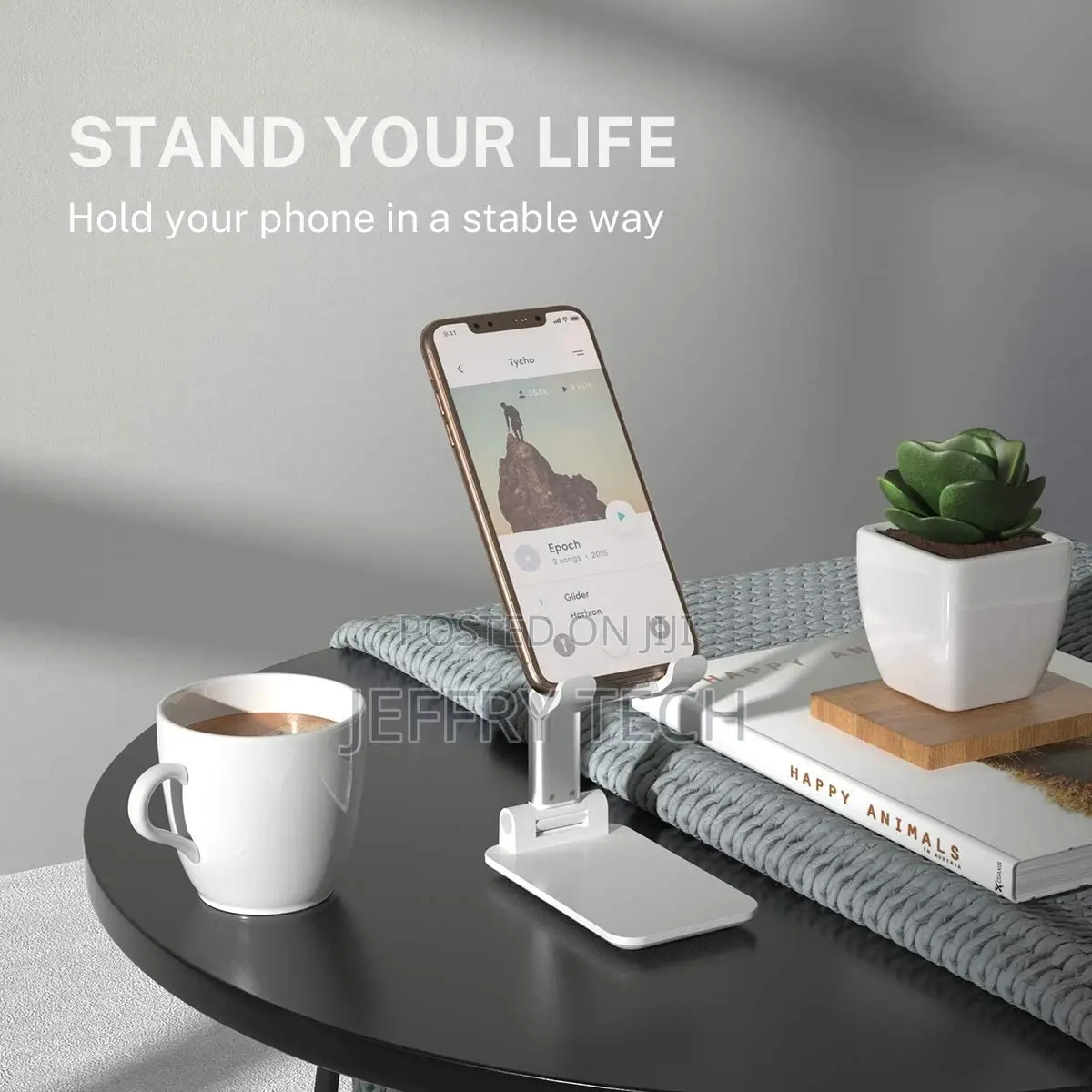 Cell Phone Stand, Foldable Portable Desktop Stand Adjustable