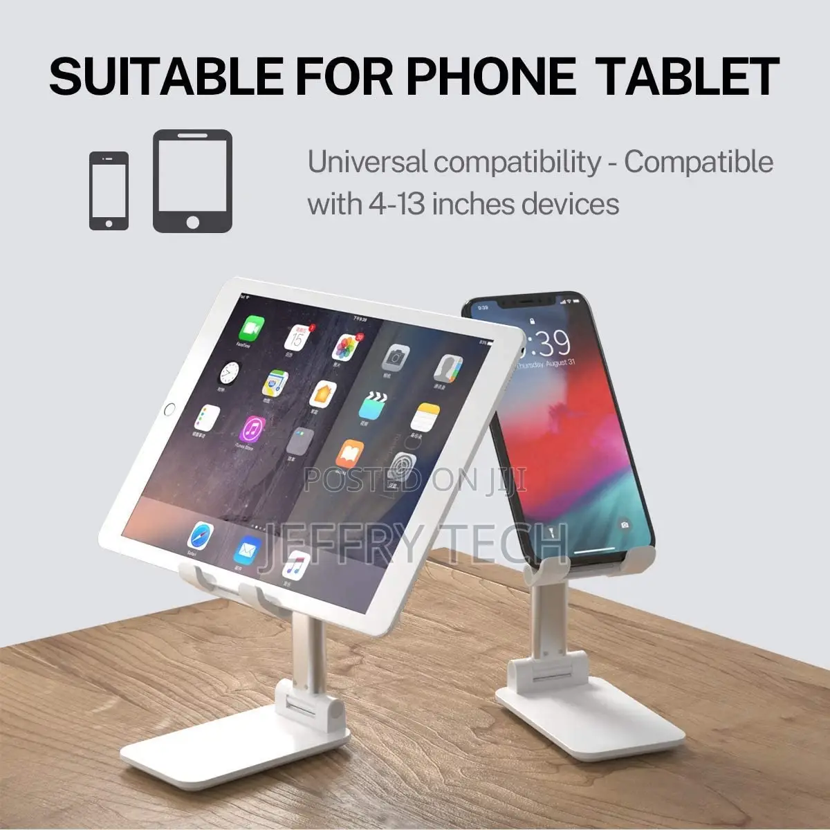 Cell Phone Stand, Foldable Portable Desktop Stand Adjustable
