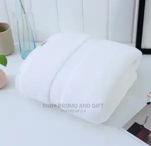 3 Set White Bath Towels