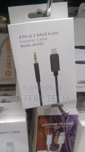3.5 Mm Audio Cable With Lightning Connector