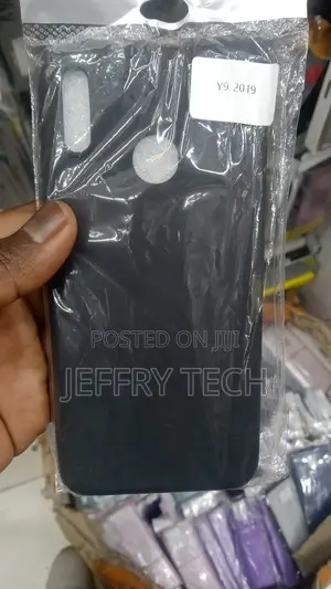 Huawei Y9 2019 Silicone Case, Slim Silicone Rubber Shockpro