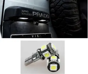J120: Toyota Land Cruiser Prado. White Led Number Plate Bulb