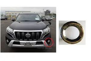 GDJ150 Toyota Land Cruiser Prado. Silver Fog Cover Finisher