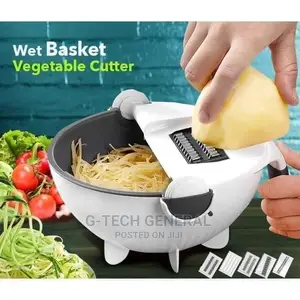 Generic Wet Basket 9-in-1 Multifunctional Vegetable Cutter