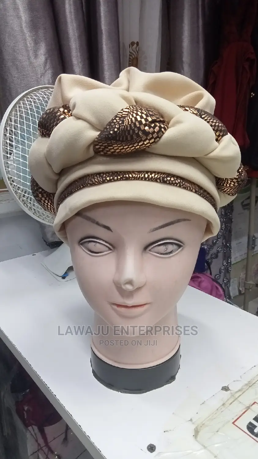 African Braided Turban Bonnets