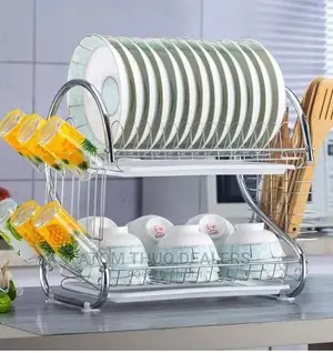 Nunix Two Tier Stainless Steel Dishrack
.,.