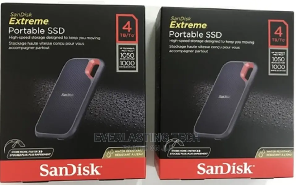 Sandisk E61 Extreme 4tb Portable External SSD