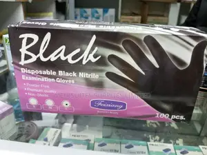 Black Nitrile Gloves