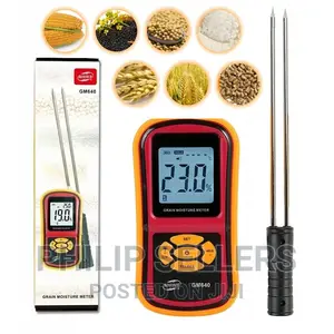Grain Moisture Meter GM640 Portable Digital LCD Temperature