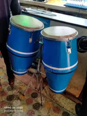 Blue Conga Drums