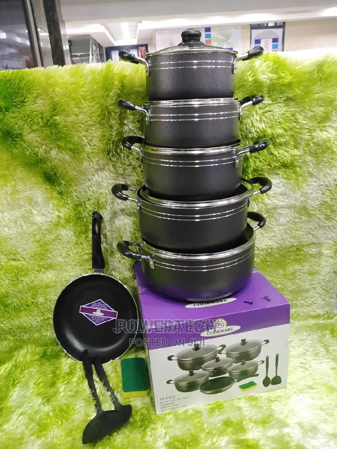 Tc Non Stick Cookware Set -14 Piece
