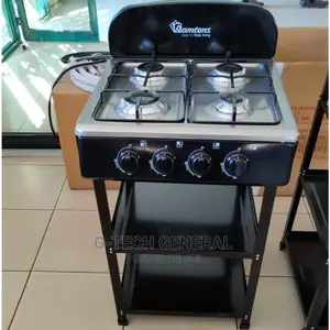 Ramtons 4 Gas Burner Auto Ignition Cooker With Stand