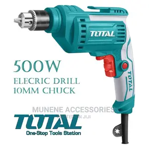 Total 500W Electric Corded Drill 10mm Chuck With Reverse