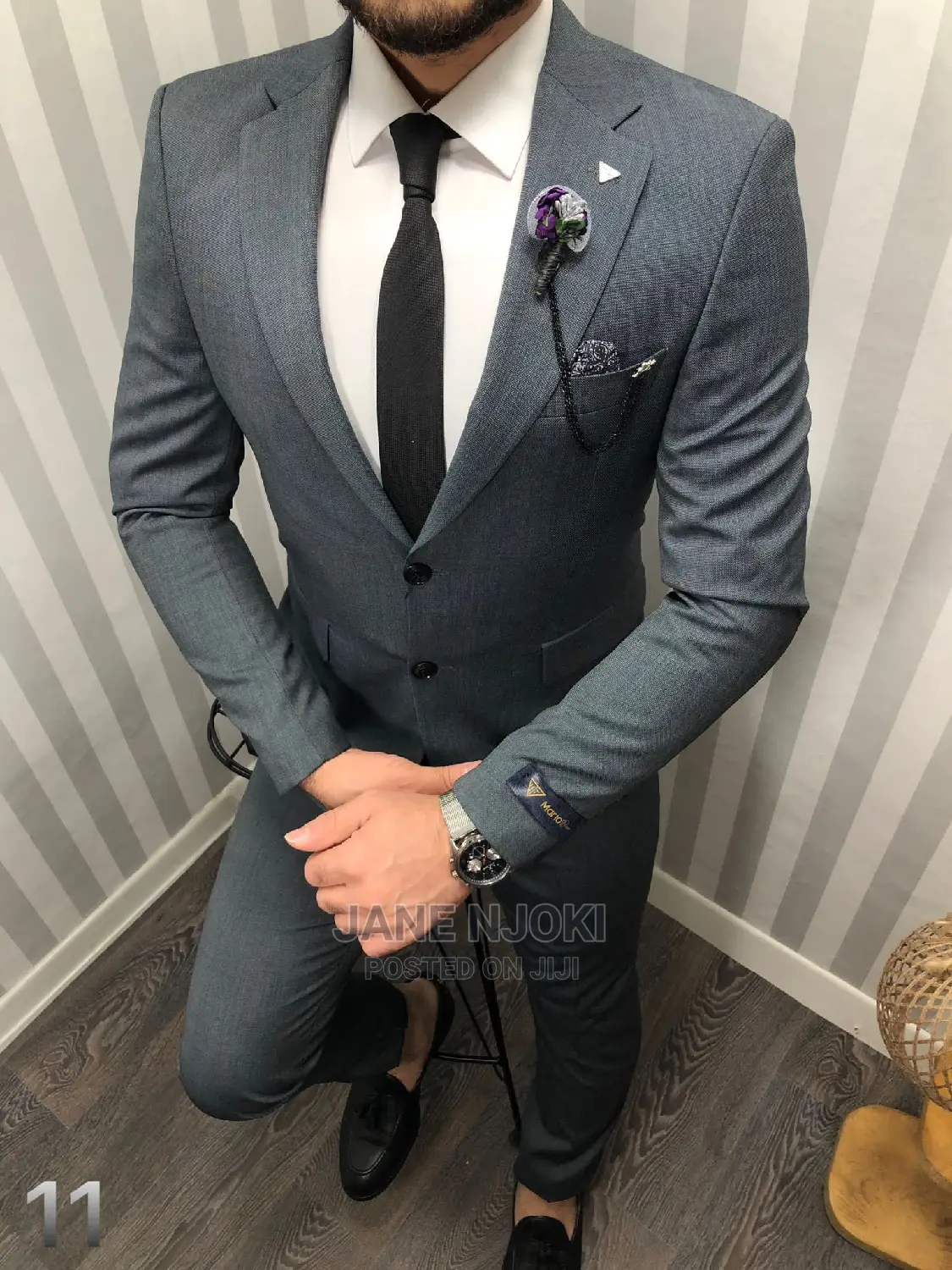 Grey Suit Men