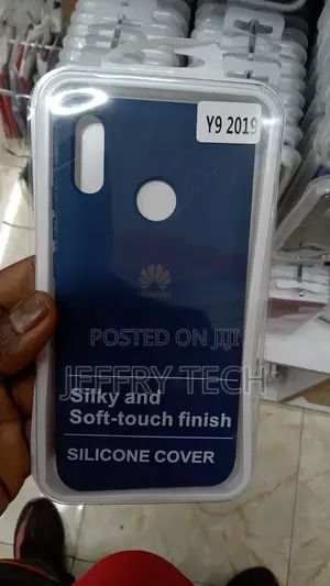 Huawei Y9 2019 Silicone Case, Slim Silicone Rubber Shockproo