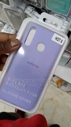 Infinix Hot 8 Case Square Silicone Phone Cover