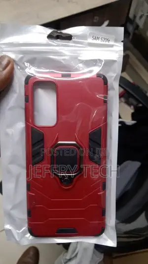 Samsung Galaxy S20 FE Bumper Back Case Cover | Ring Holder 