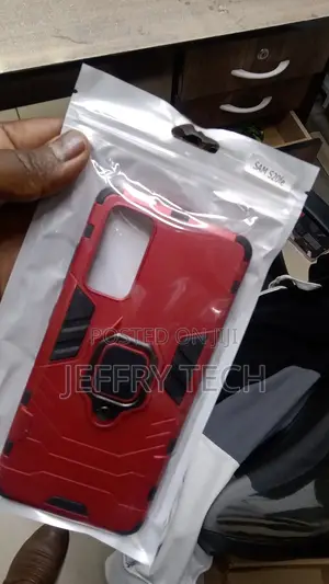 Samsung Galaxy S20 FE Bumper Back Case Cover | Ring Holder 