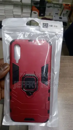 Samsung Galaxy A70 Case - Red Ring Armor