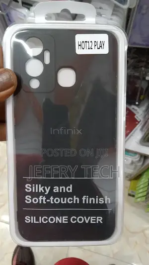 Infinix Hot 12 Play [6.82"] Case, Soft Silicone Bumper Shel