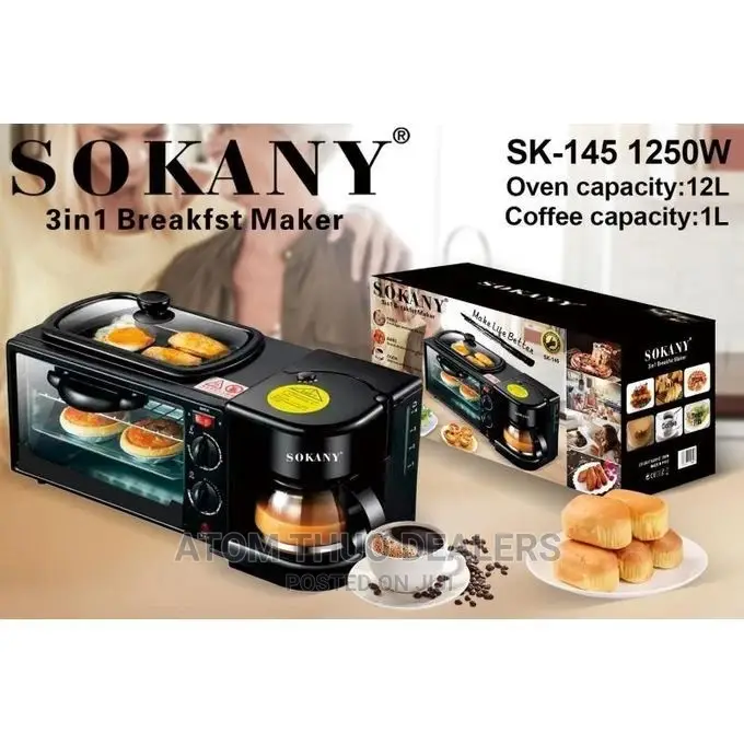3in1 Sokany Breakfast Maker
