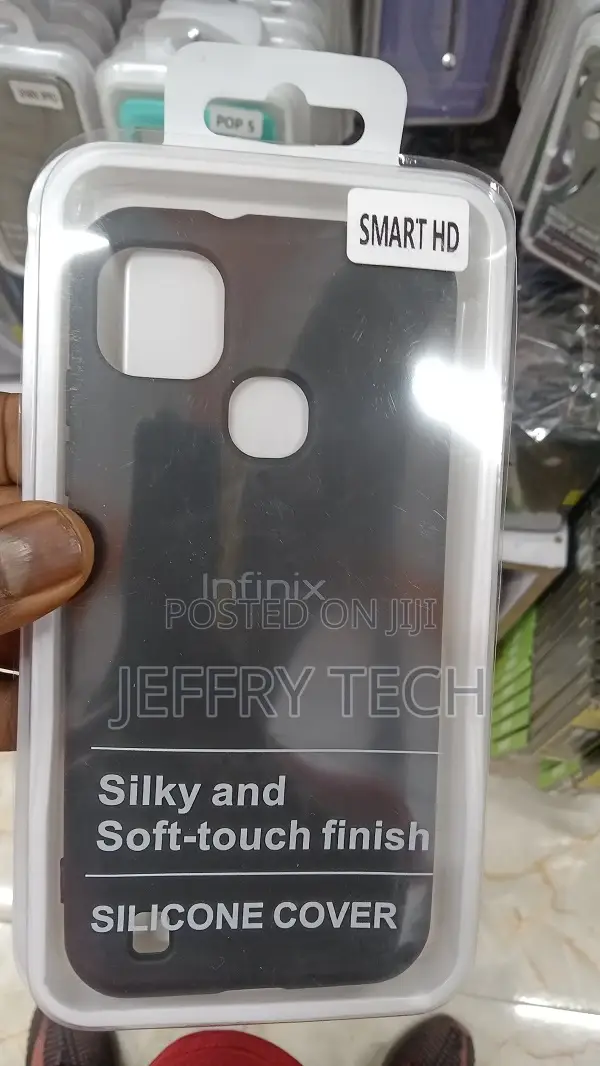 Silicone Back Case for Infinix Smart HD - Black