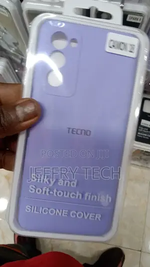 Tecno Camon 18 Soft Silicone Classy Protective Back Cover B