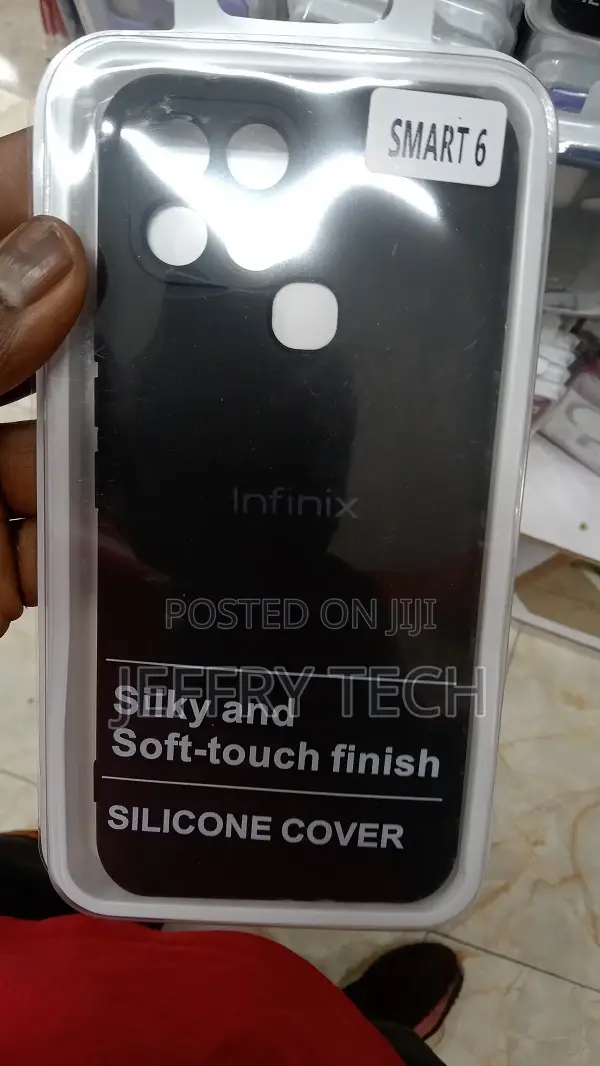 Silicone Soft Back Cover Case for Infinix Smart 6 (Silicone